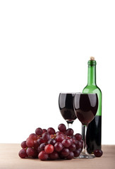 Obraz premium wine glass with grape