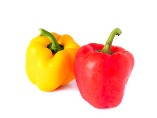  bell peppers  on a white background