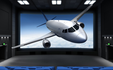 Cinema and airplane