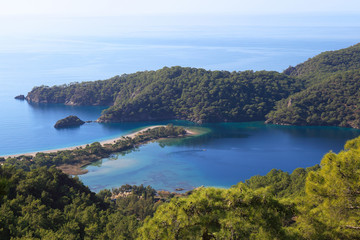 Oludeniz Coast and beach; Fethiye