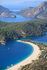 Fototapeta premium Oludeniz Coast and beach; Fethiye