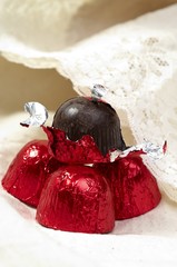Chocolate praline sweet food