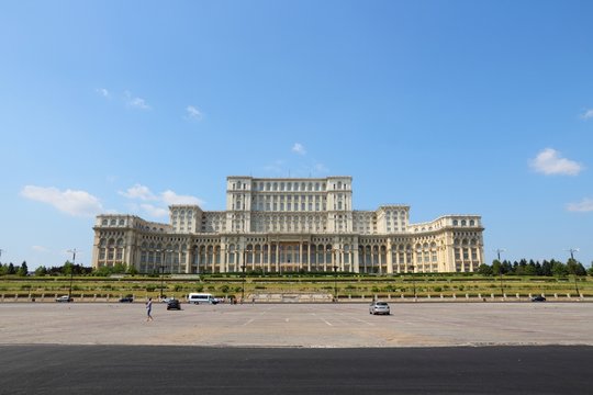 Parliament Of Romania In Bucharest