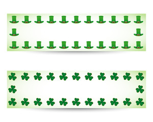 St. patrick's day banners