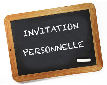 invitation personnelle