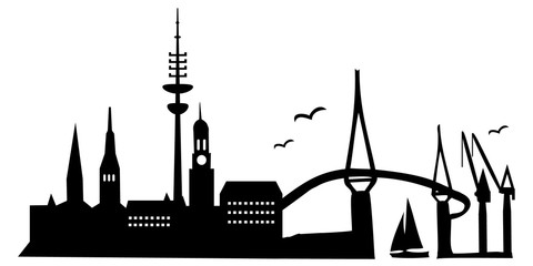 Naklejka premium Hamburg
