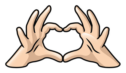 Obraz premium Heart Hands