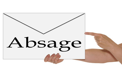 Briefumschlag - Absage