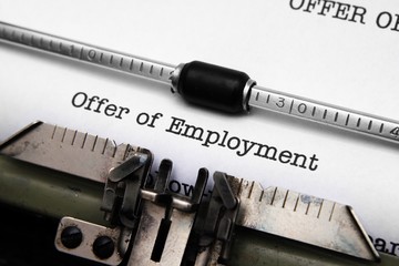 Offer of employment