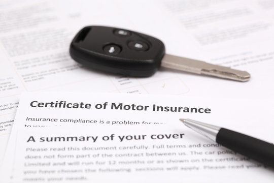 Certificate of motor insurance