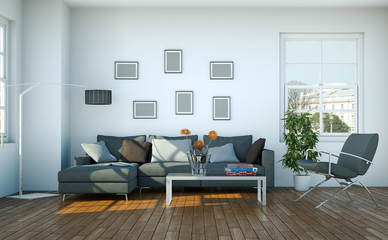 modernes Sofa - obrazy, fototapety, plakaty