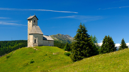 Fototapeta na wymiar Vigiljoch in Südtirol