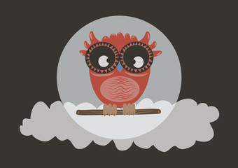 Owl Cartoon illustration