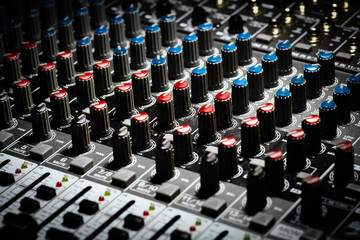 Music mixer desk