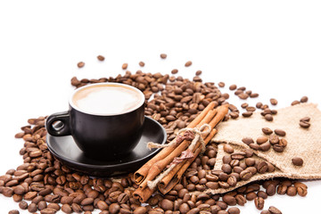 Cup of coffee. Coffee break concept.