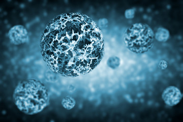 Obraz na płótnie Canvas Komórki wirusy, bakterie