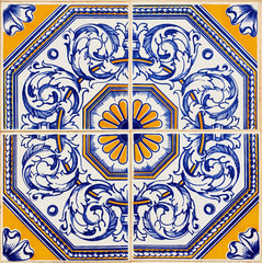 Traditional Portuguese azulejos