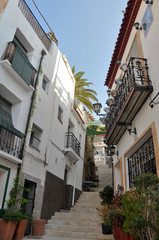 Fototapeta na wymiar Dzielnica Santa Cruz, Alicante (Hiszpania)