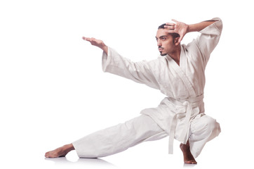 Karate martial arts fighter