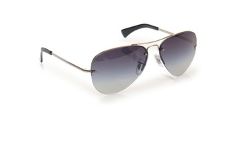 Elegant sunglasses isolated on the white