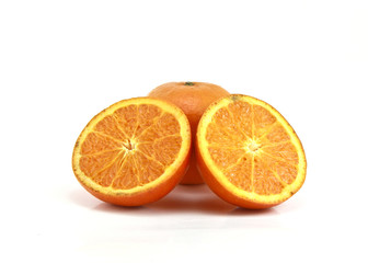 orange isolated on a white background