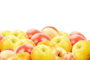 Fresh and colorful apples