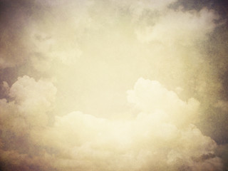 retro image of cloudy sky