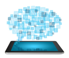 Tablet PC with blogging concept