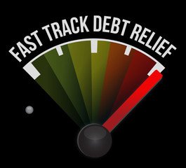 fast track debt relief speedometer