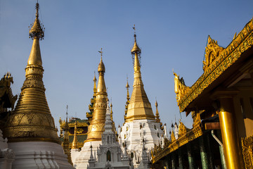 Myanmar, Buddha Temple and Stupas
