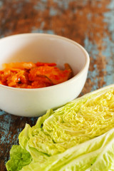 Kimchi - cabbage chili radish