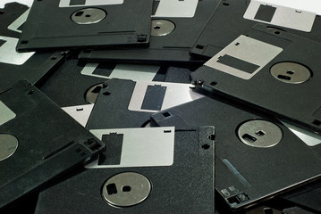 closeup floppy disk