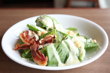 ceacar salad in close up
