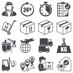 logistics icons