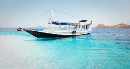 Obraz premium local fishing boat. Indonesia