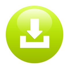 bouton internet arrow download green