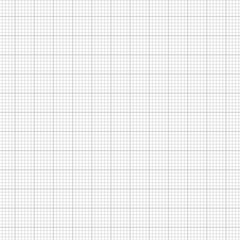 Sheet of Graph Paper Isolated on White