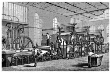 Paper Machine - 19th century - 49676324