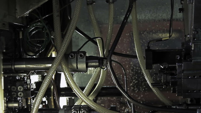 Automatic machine of lathe multi stations