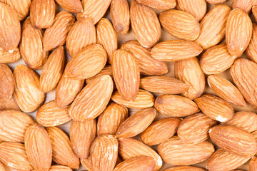Almonds background