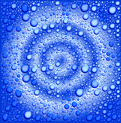 water background with water drops