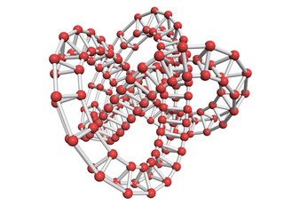 Molecule, 3D render.