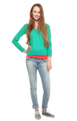 Fototapeta premium Casual young woman