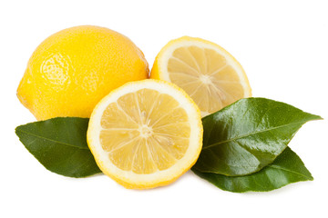 Lemon isolated on white background_II