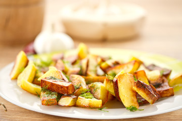 fried potatoes
