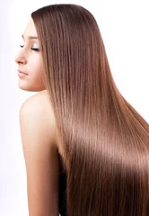 Photo sur Plexiglas Salon de coiffure Beautiful woman with long hair