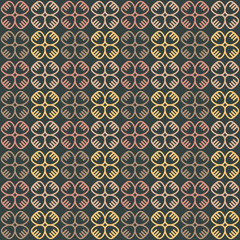 ethnic seamless pattern with symbols