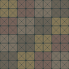 ethnic seamless pattern with squares