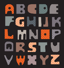 Colored Alphabet
