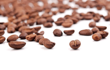 coffee beans isolated
